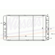 65507 NISSENS Радиатор, охлаждение двигателя