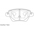 KD6504 ASIMCO Комплект тормозных колодок, дисковый тормоз