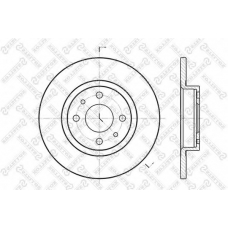 6020-9932-SX STELLOX Тормозной диск