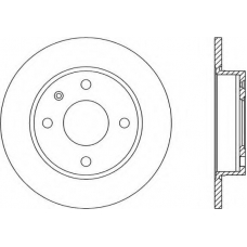 BDR1175.10 OPEN PARTS Тормозной диск