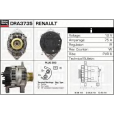 DRA3735 DELCO REMY Генератор