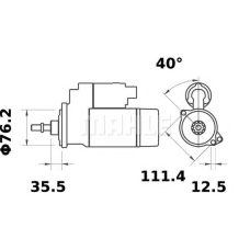 MS 302 MAHLE Стартер