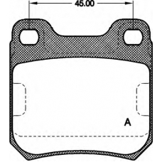 BPA0239.00 OPEN PARTS Комплект тормозных колодок, дисковый тормоз