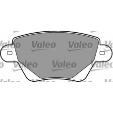 597339 VALEO Комплект тормозных колодок, дисковый тормоз