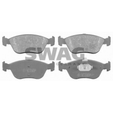 55 91 6506 SWAG Комплект тормозных колодок, дисковый тормоз