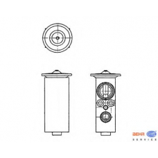 8UW 351 234-141 HELLA Расширительный клапан, кондиционер