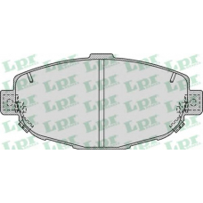 05P992 LPR Комплект тормозных колодок, дисковый тормоз