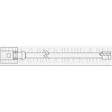 BWL3112 BORG & BECK Сигнализатор, износ тормозных колодок