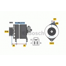 0 986 036 311 BOSCH Генератор