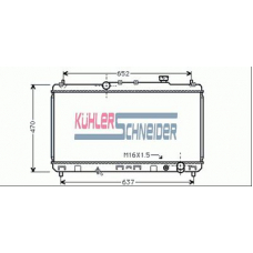 3290711 KUHLER SCHNEIDER Радиатор, охлаждение двигател