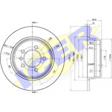 78BD4647-2 ICER Тормозной диск