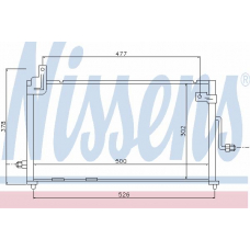 94751 NISSENS Конденсатор, кондиционер