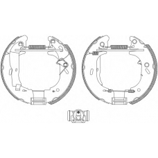 8DB 355 004-141 HELLA PAGID Комплект тормозных колодок