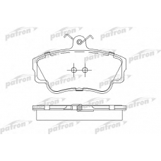 PBP671 PATRON Комплект тормозных колодок, дисковый тормоз