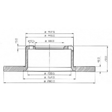 BDC3305 QUINTON HAZELL Тормозной диск