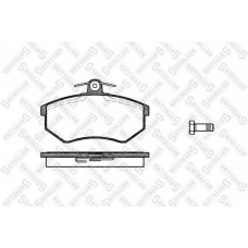 145 050-SX STELLOX Комплект тормозных колодок, дисковый тормоз