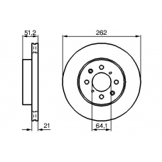 0 986 478 240 BOSCH Тормозной диск