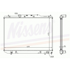 64797A NISSENS Радиатор, охлаждение двигателя