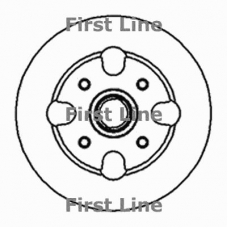 FBD105 FIRST LINE Тормозной диск