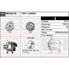 DRA0376 DELCO REMY Генератор