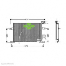 94-6398 KAGER Конденсатор, кондиционер