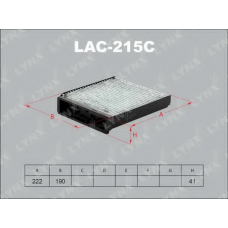 LAC215C LYNX Фильтр салона