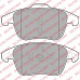 LP2100 DELPHI Комплект тормозных колодок, дисковый тормоз
