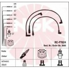3666 NGK Комплект проводов зажигания