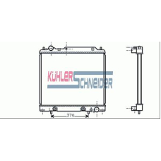 0512001 KUHLER SCHNEIDER Радиатор, охлаждение двигател