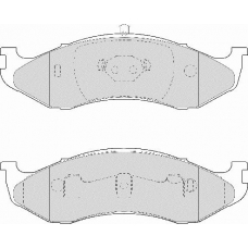 FD6952A NECTO Комплект тормозных колодок, дисковый тормоз