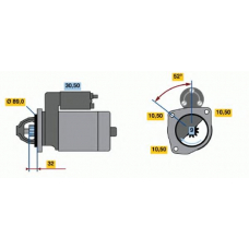 0 001 369 014 BOSCH Стартер