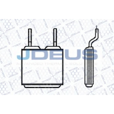 220M14 JDEUS Теплообменник, отопление салона