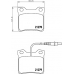 T1038 PAGID Комплект тормозных колодок, дисковый тормоз