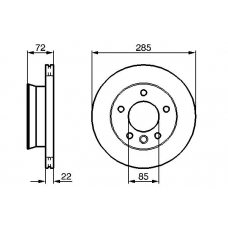 0 986 479 212 BOSCH Тормозной диск