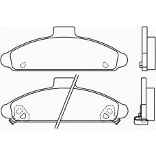 T3072 PAGID Комплект тормозных колодок, дисковый тормоз