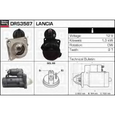 DRS3587 DELCO REMY Стартер