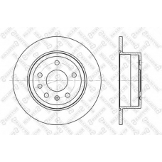 6020-3610-SX STELLOX Тормозной диск