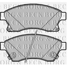 BBP2090 BORG & BECK Комплект тормозных колодок, дисковый тормоз