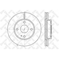 6020-3232V-SX STELLOX Тормозной диск
