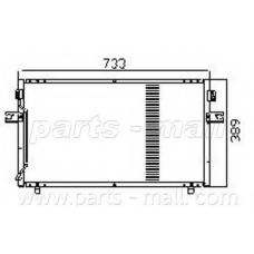 PXNCW-012 Parts mall Конденсатор, кондиционер