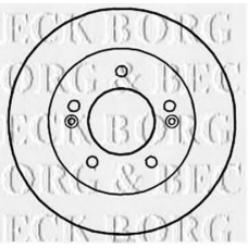 BBD5174 BORG & BECK Тормозной диск