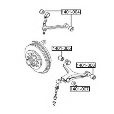 1401-005 ASVA Подвеска, рычаг независимой подвески колеса