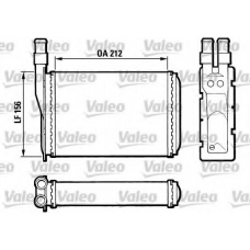 883790 VALEO Теплообменник, отопление салона