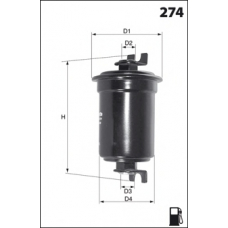 ELE6077 MECAFILTER Топливный фильтр