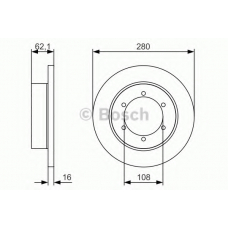 0 986 479 539 BOSCH Тормозной диск