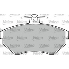598330 VALEO Комплект тормозных колодок, дисковый тормоз