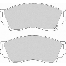 FD6829A NECTO Комплект тормозных колодок, дисковый тормоз