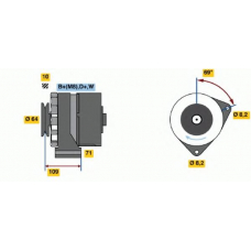 0 120 469 997 BOSCH Генератор