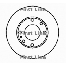 FBD806 FIRST LINE Тормозной диск