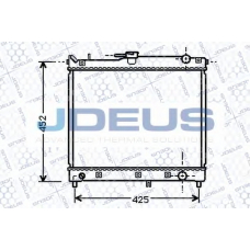 042M16 JDEUS Радиатор, охлаждение двигателя